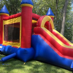 IMG 7336 1752606938 Red Slide Combo Bounce House W/Slide